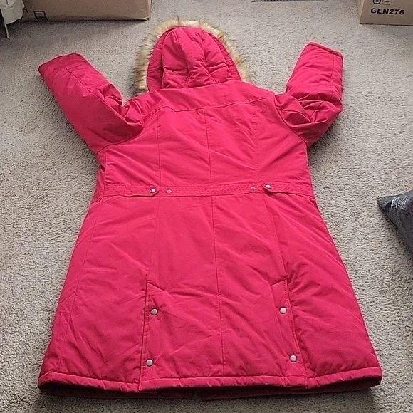 NWT Woman Within Feather Down Faux Fur Lined Hood Parka - Picture 11 of 14